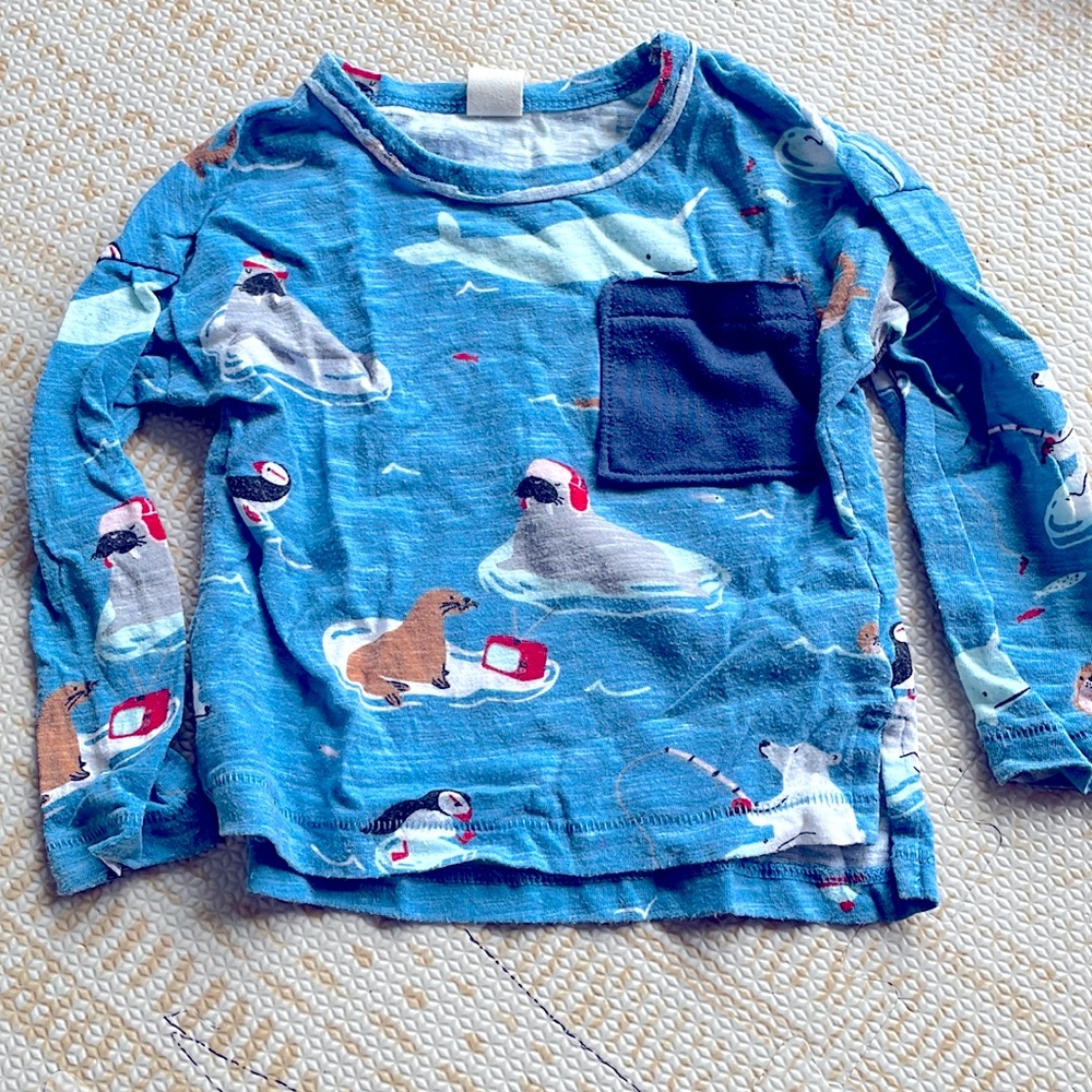 Tucker & Tate Baby Long Sleeve Shirt with Pocket